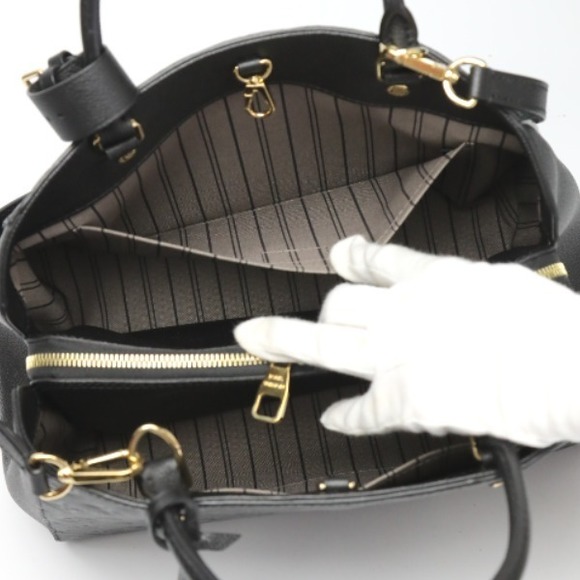 Louis Vuitton Montaigne MM Monogram Implant Shoulder Bag - Picture 13 of 13